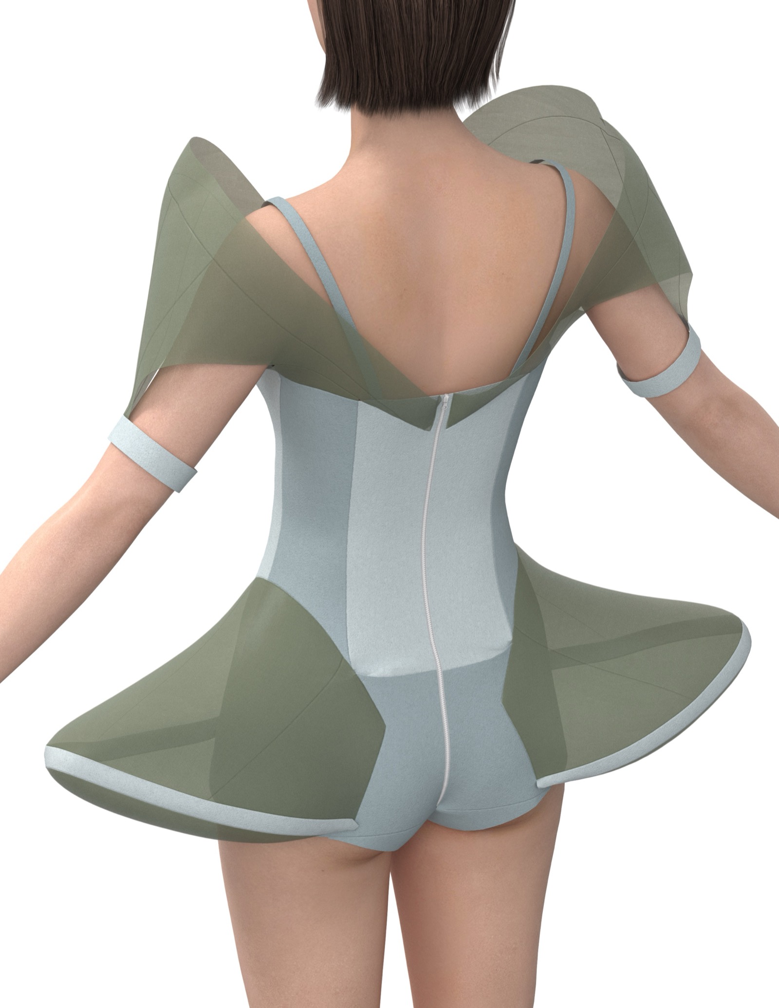Form two render, second back view.