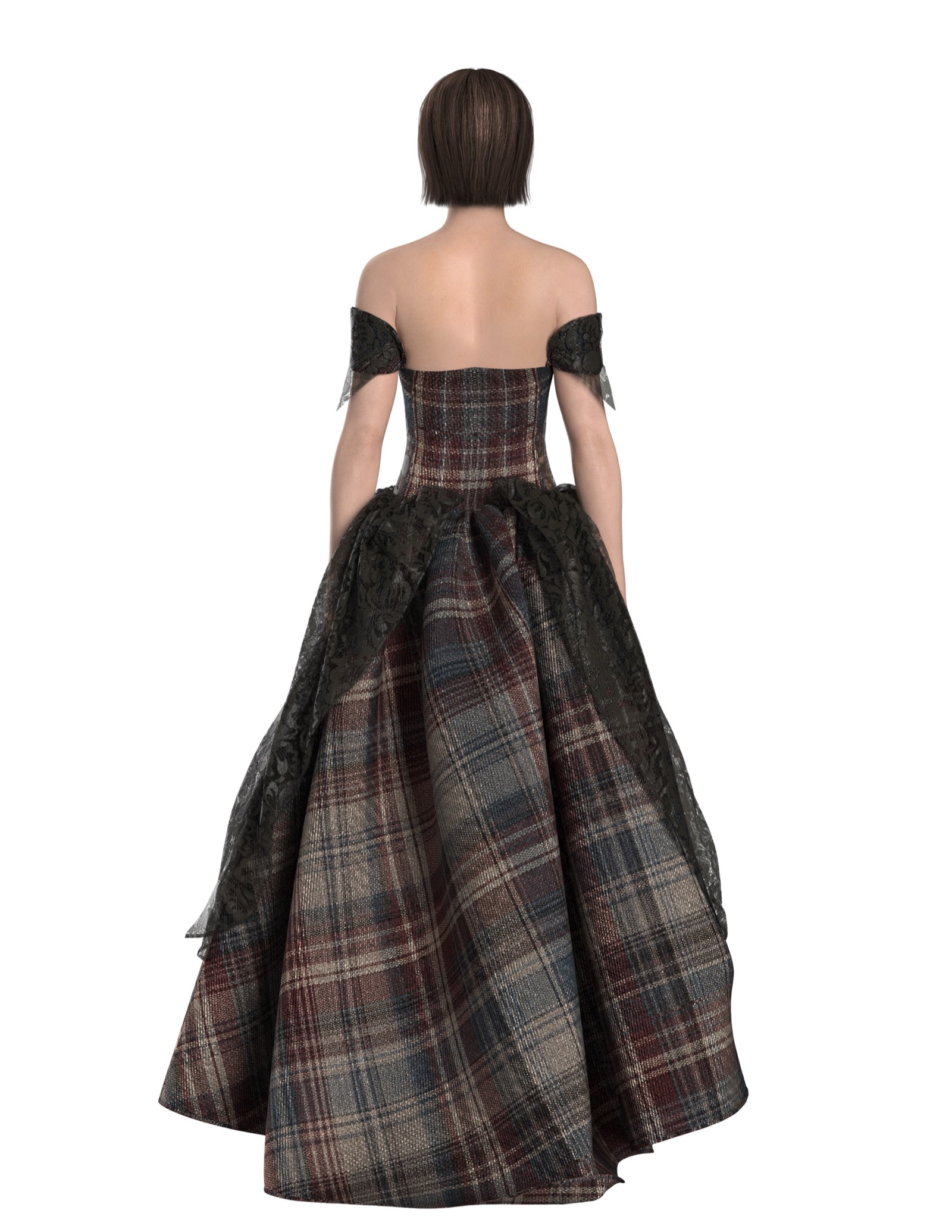 Tartan Nocturne, back view.